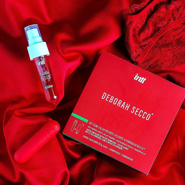 Kit Déborah Secco calda picante e vibrador bullet
