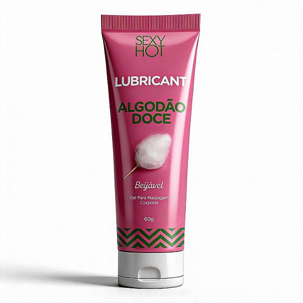 LUBRICANT ALGODÃO DOCE BEIJÁVEL - GEL LUBRIFICANTE ULTRA DESLIZANTE
