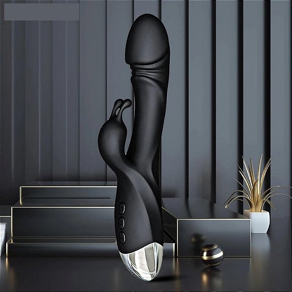 Vibrador com estimulante rabbit