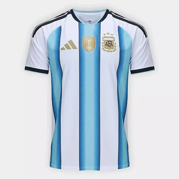 Camisa Torcedor Argentina I COPA 2026 Masculina - Azul e Branco