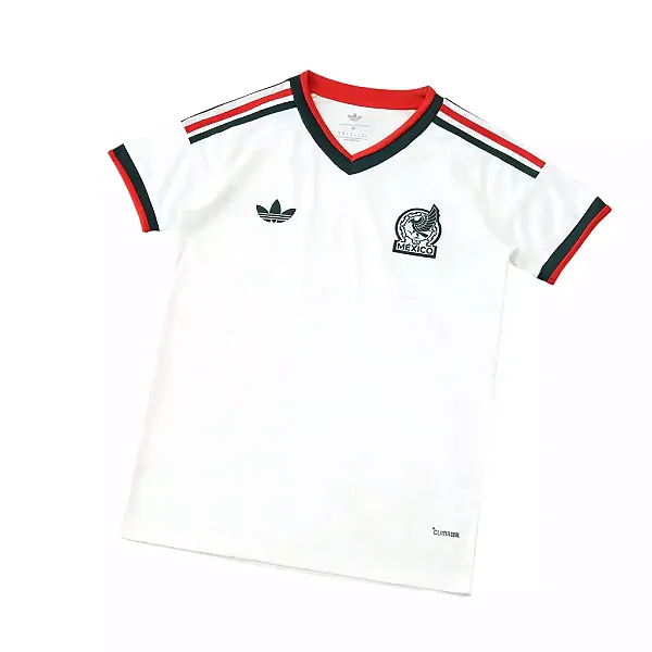 Camisa México II COPA 2026 - Masculina Torcedor - Branca