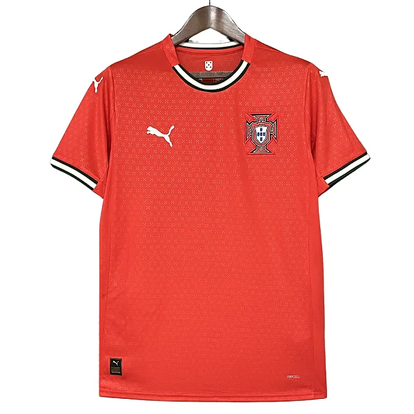 Camisa Seleção de Portugal I 25/26 Masculina - Vermelho