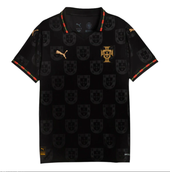Camisa Torcedor Portugal Pantera Negra 26/27 Masculina- Preta