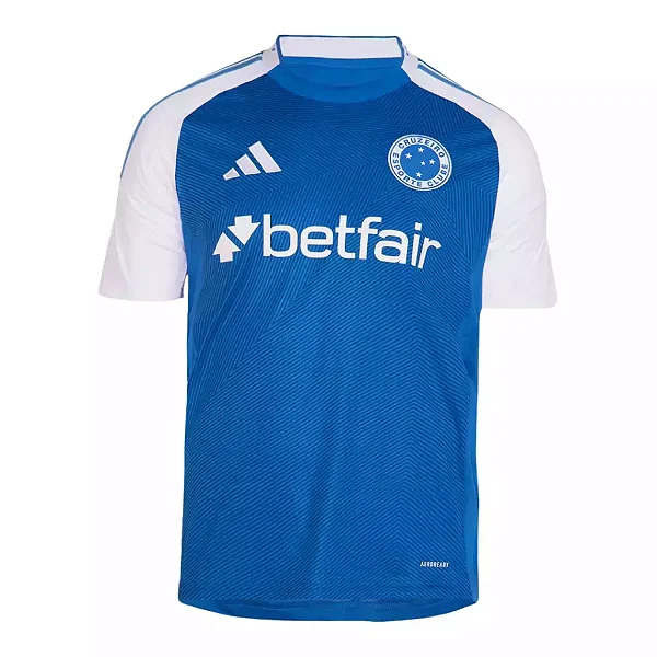 Camisa da Raposa I 25/26 Torcedor Masculina - Azul e Branca