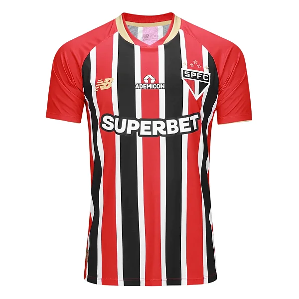 Camisa Tricolor Paulista II 25/26 Torcedor Masculina - Listrada