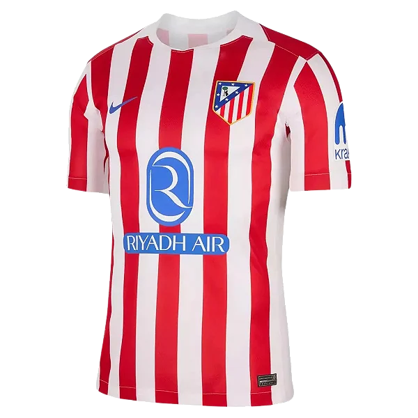 Camisa Atlético de Madrid Home 25/26 Torcedor Masculina - Vermelho e Branco