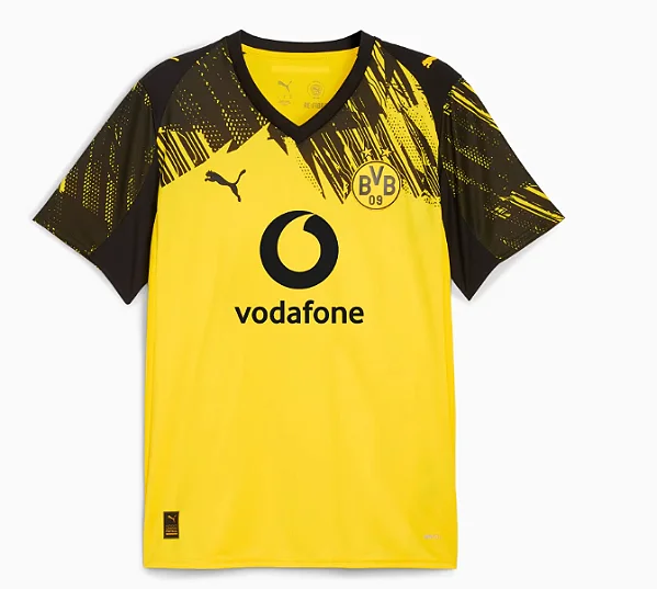 Camisa Borussia Dortmund I 25/26 - Torcedor Masculina - Amarelo