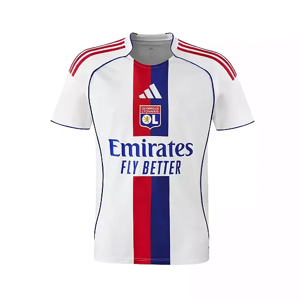 Camisa Lyon I 25/26 - Torcedor Masculina - Branca