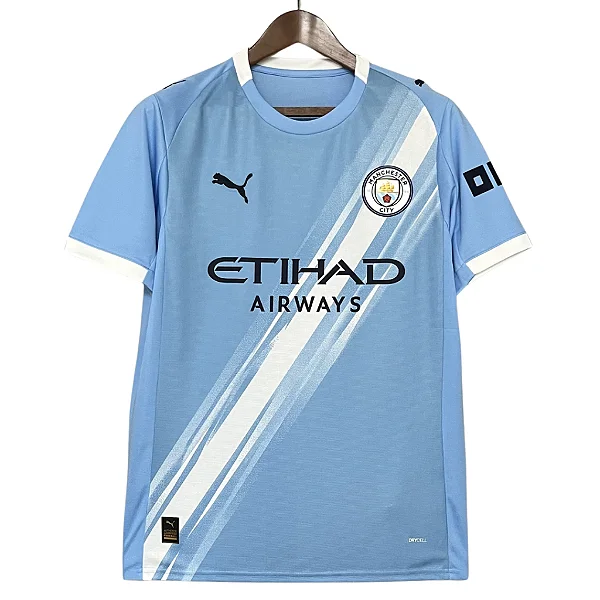 Camisa Manchester City I 25/26 - Torcedor Masculina - Azul