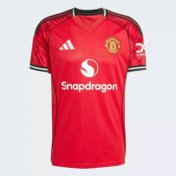 Camisa Manchester United I 25/26 - Torcedor Masculina - Vermelha