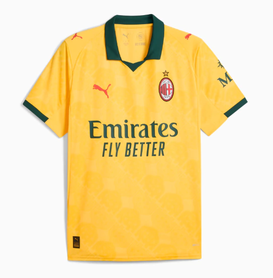 Camisa AC Milan III 25/26 - Torcedor Masculina - Amarela