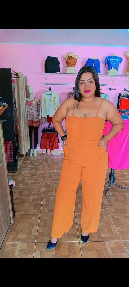 Macacão Longo Feminino Casual