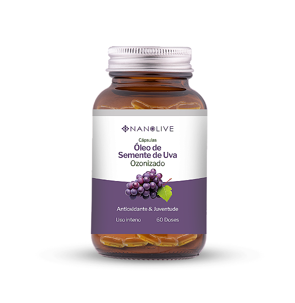 Óleo de Semente de Uva Ozonizado em Cápsulas