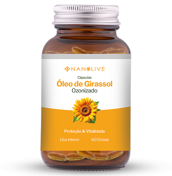 Óleo de Girassol Ozonizado em Cápsulas