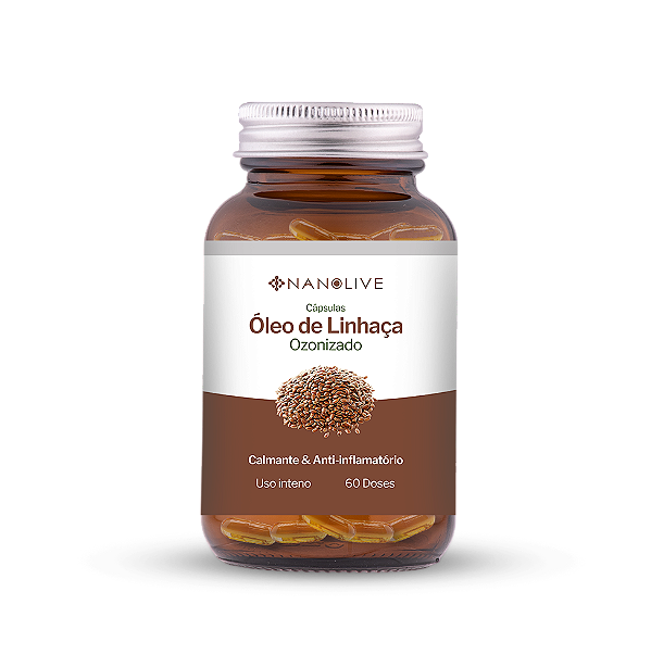 Óleo de Linhaça Ozonizado em Cápsulas