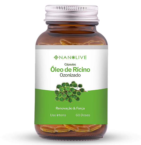 Óleo de Rícino Ozonizado em Cápsulas