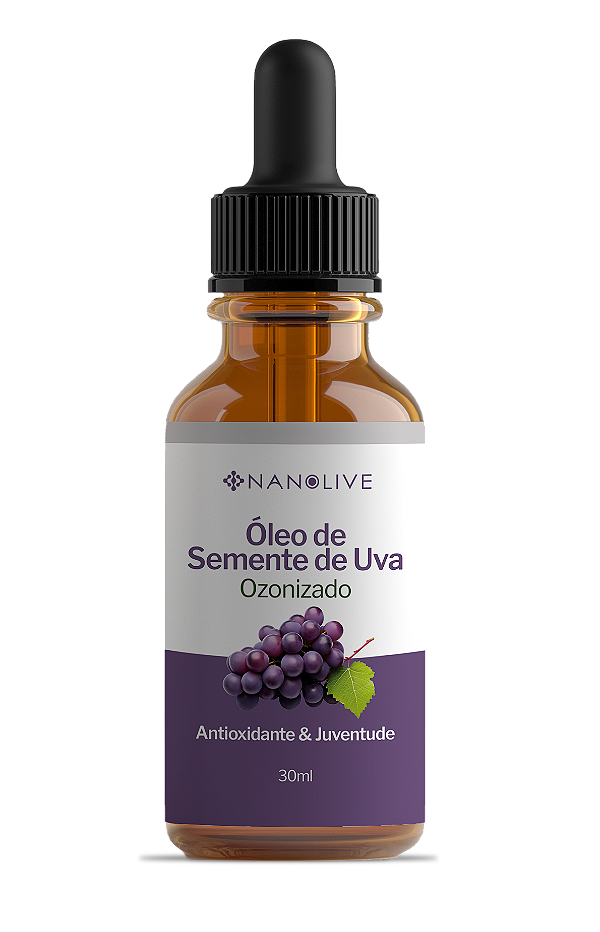 Óleo de Semente de Uva Ozonizado em Gotas