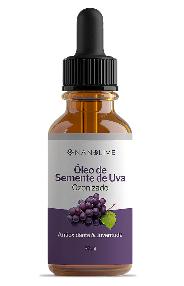 Óleo de Semente de Uva Ozonizado em Gotas