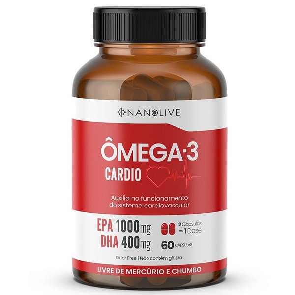 Ômega 3 Cardio 1000 EPA / 400 DHA | 60 Cápsulas