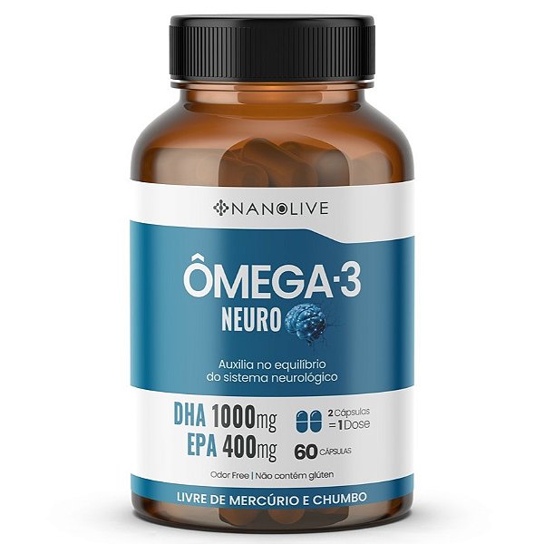 Ômega 3 Neuro 1000 DHA / 400 EPA | 60 Cápsulas