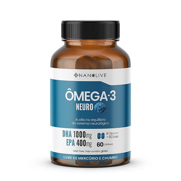 Ômega 3 Neuro 1000 DHA / 400 EPA | 60 Cápsulas