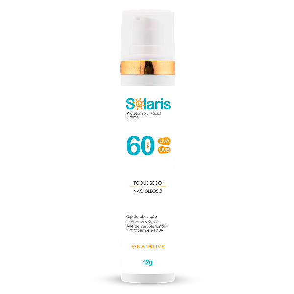 Solaris – Protetor Solar Facial FPS 60 Creme 12g