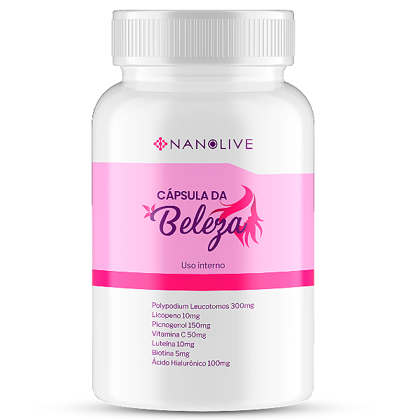 CÁPSULA DA BELEZA Nanolive