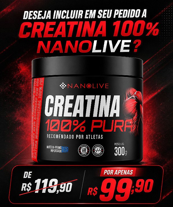 Creatina Nanolive 100% Pura 300g