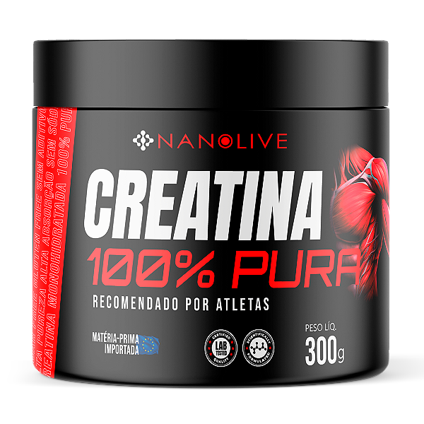 Creatina Nanolive 100% Pura 300g