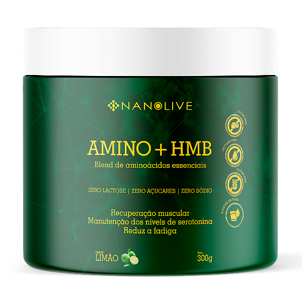 Aminoácidos Nanolive + HMB 300g