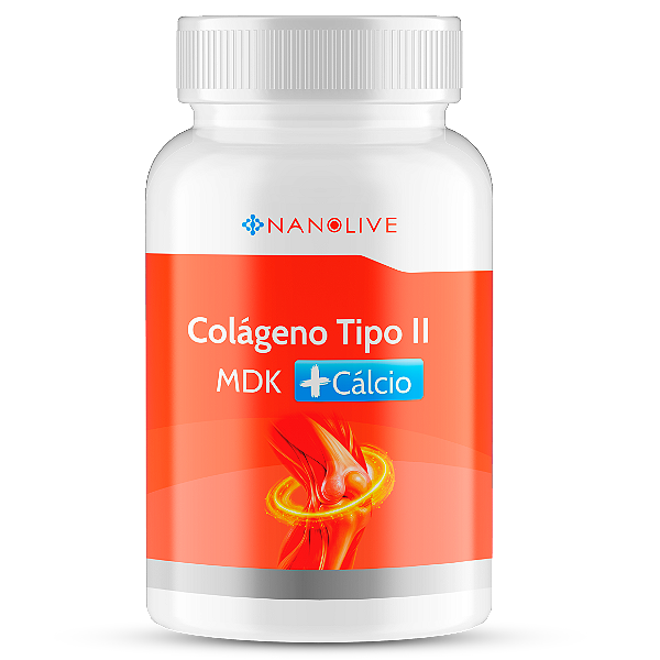 COLÁGENO TIPO II + CÁLCIO + MAGNÉSIO + VITAMINA D3 + K2 MK7
