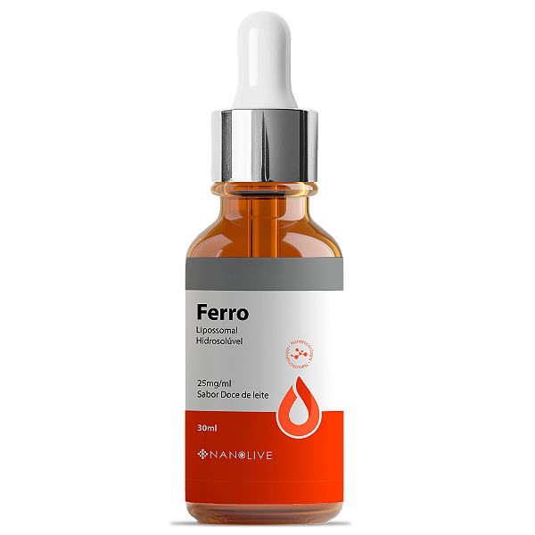 Ferro Lipossomal e Hidrossolúvel 30 ml