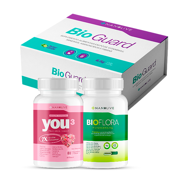 Combo - GLP-1 Preparo - INTESTINO + IMUNIDADE + ABSORÇÃO + CABELO FORTE