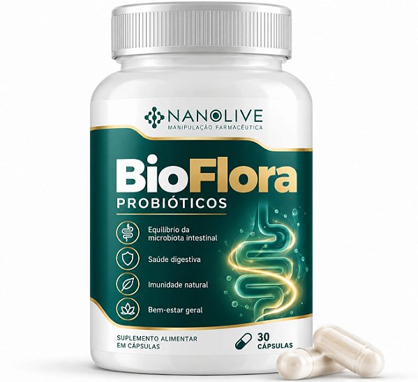 BIO FLORA PROBIÓTICOS - 30 CÁPSULAS