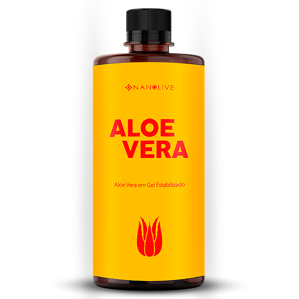 Aloe Vera em Gel Estabilizado (Uso interno) 1L