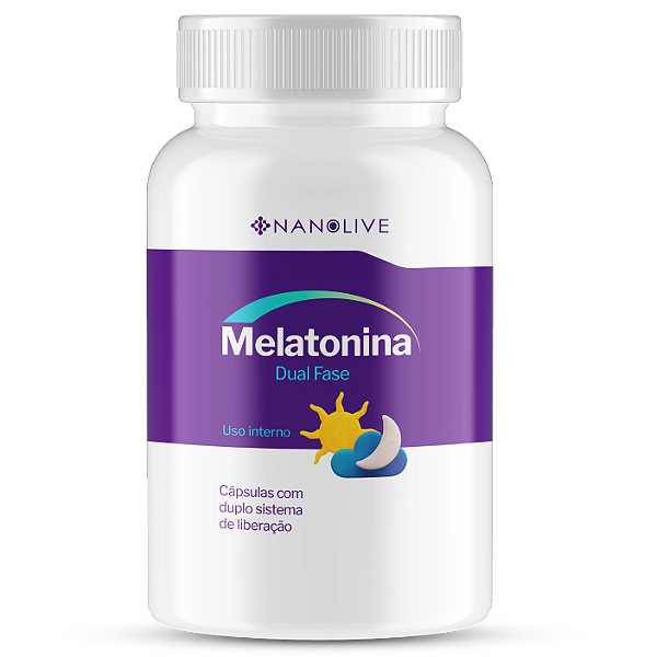 Melatonina Dual (Duplo Sistema de Liberação) 1mg/5mg