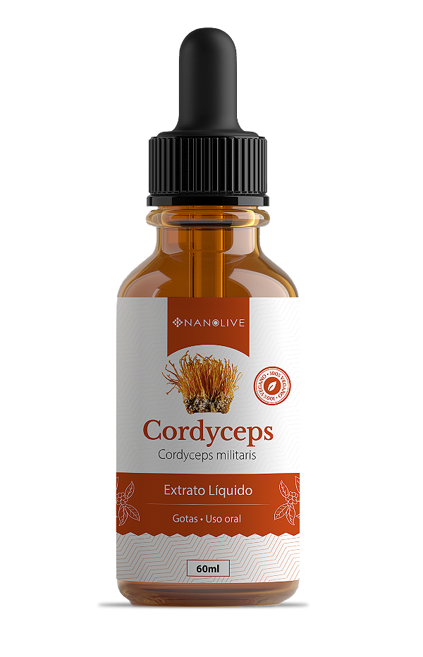 Extrato de Cogumelo Cordyceps 60ml