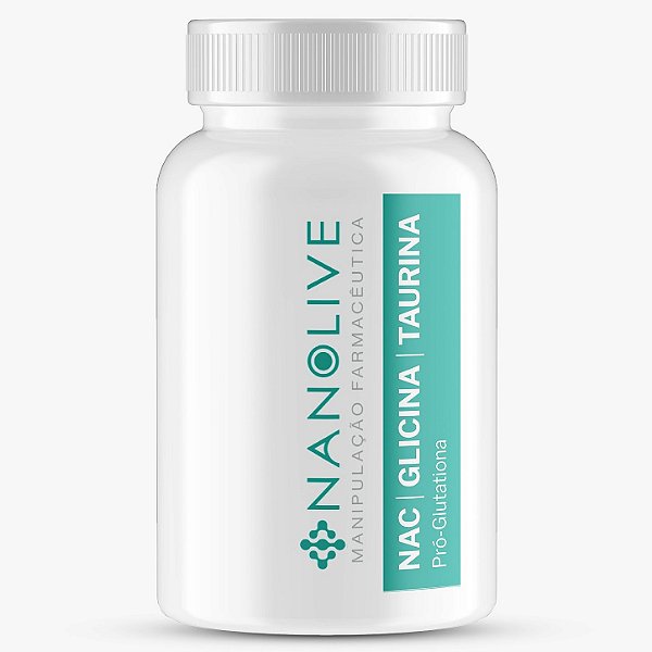 NAC - GLICINA - TAURINA (Pró-Glutationa) 60 Doses