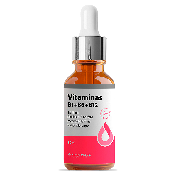 Vitamina B1 + B6 + B12 em Gotas 30ml