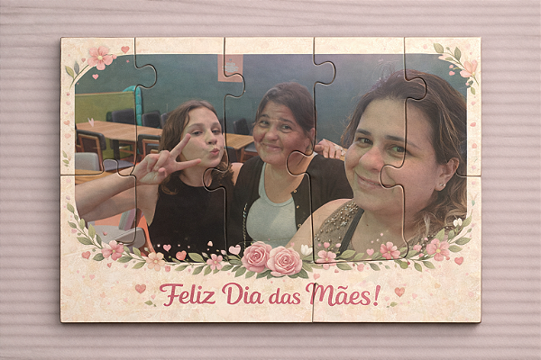 Quebra Cabeça em MDF Personalizado