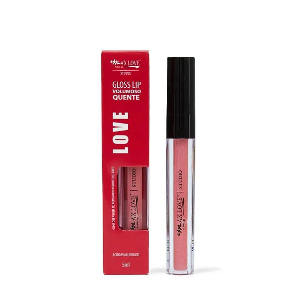Gloss Lip Volumoso Max Love Quente 5ml