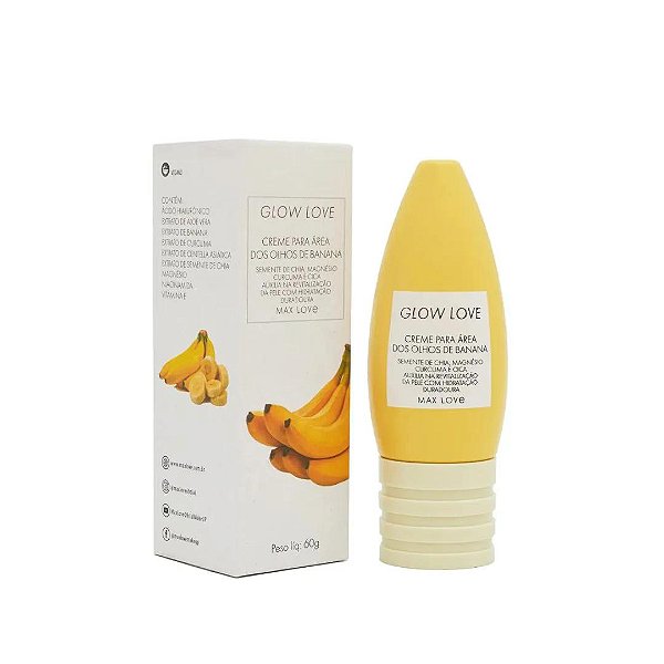 Creme Glow Love para Área dos Olhos Banana