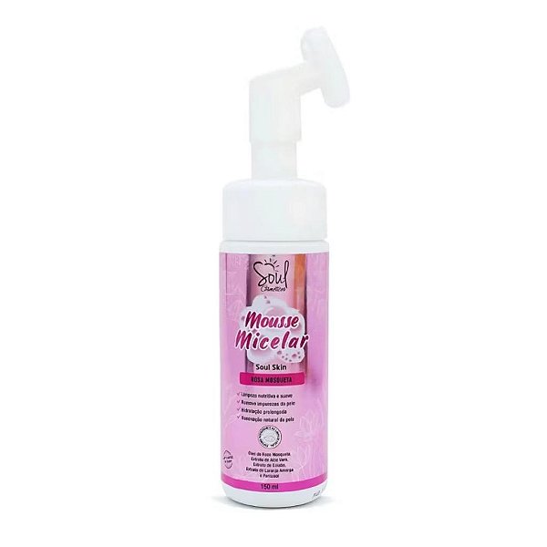 Mousse Micelar Rosa Mosqueta Soul Cosmetic