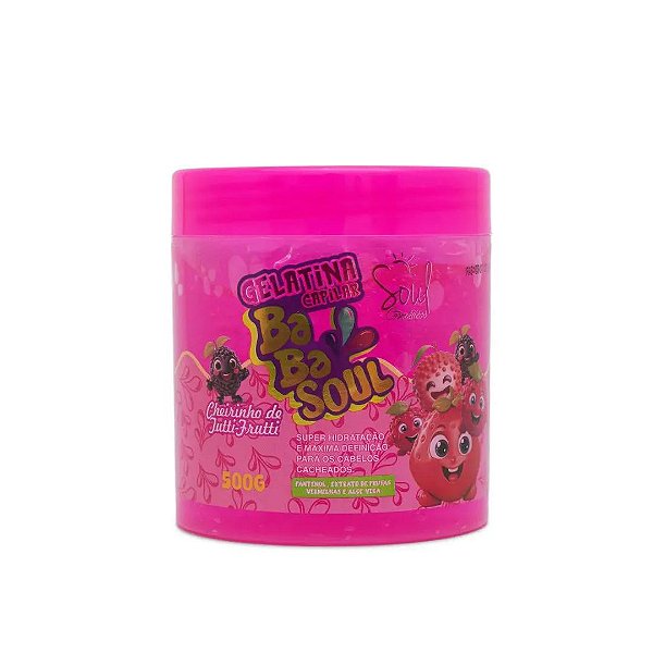 Gelatina Capilar Tuti Fruti Babasoul 500g Soul Cosmetic