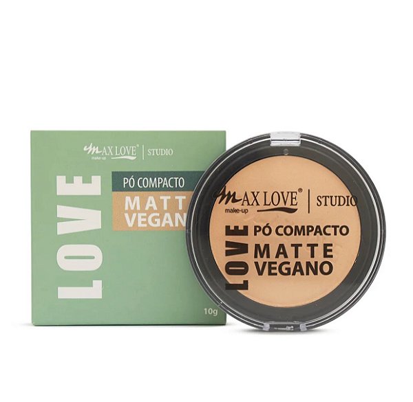 Pó Compacto Vegano Max Love Matte