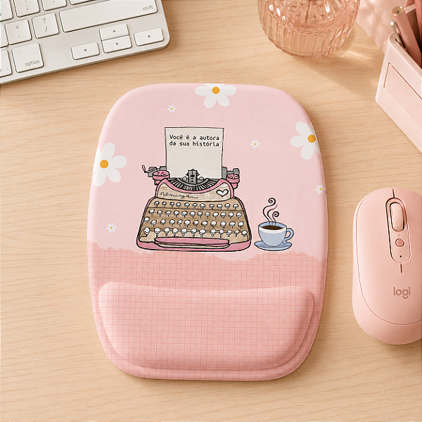 Mouse Pad Ergonômico | Autora da Sua História