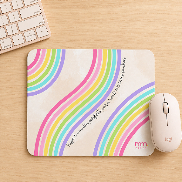 Mouse Pad Retangular | Arco-Íris