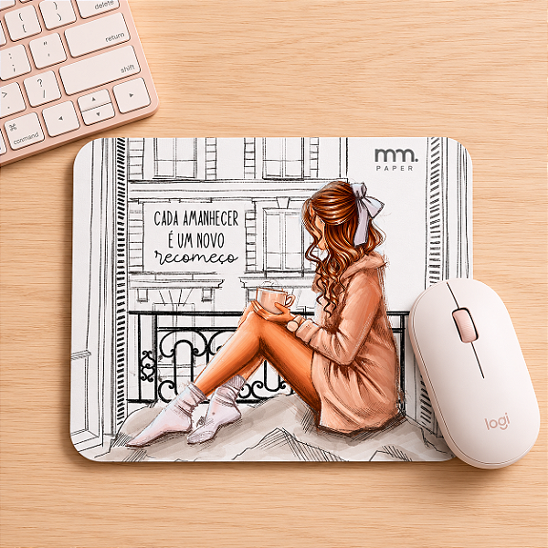 Mouse Pad Retangular | Paris Recomeço