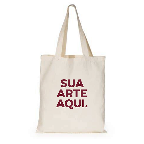 Ecobag Personalizada algodão cru