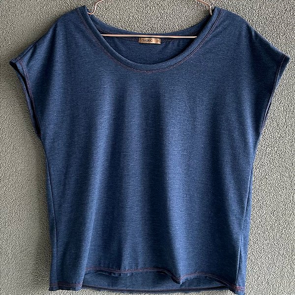 Blusa malha de algodão